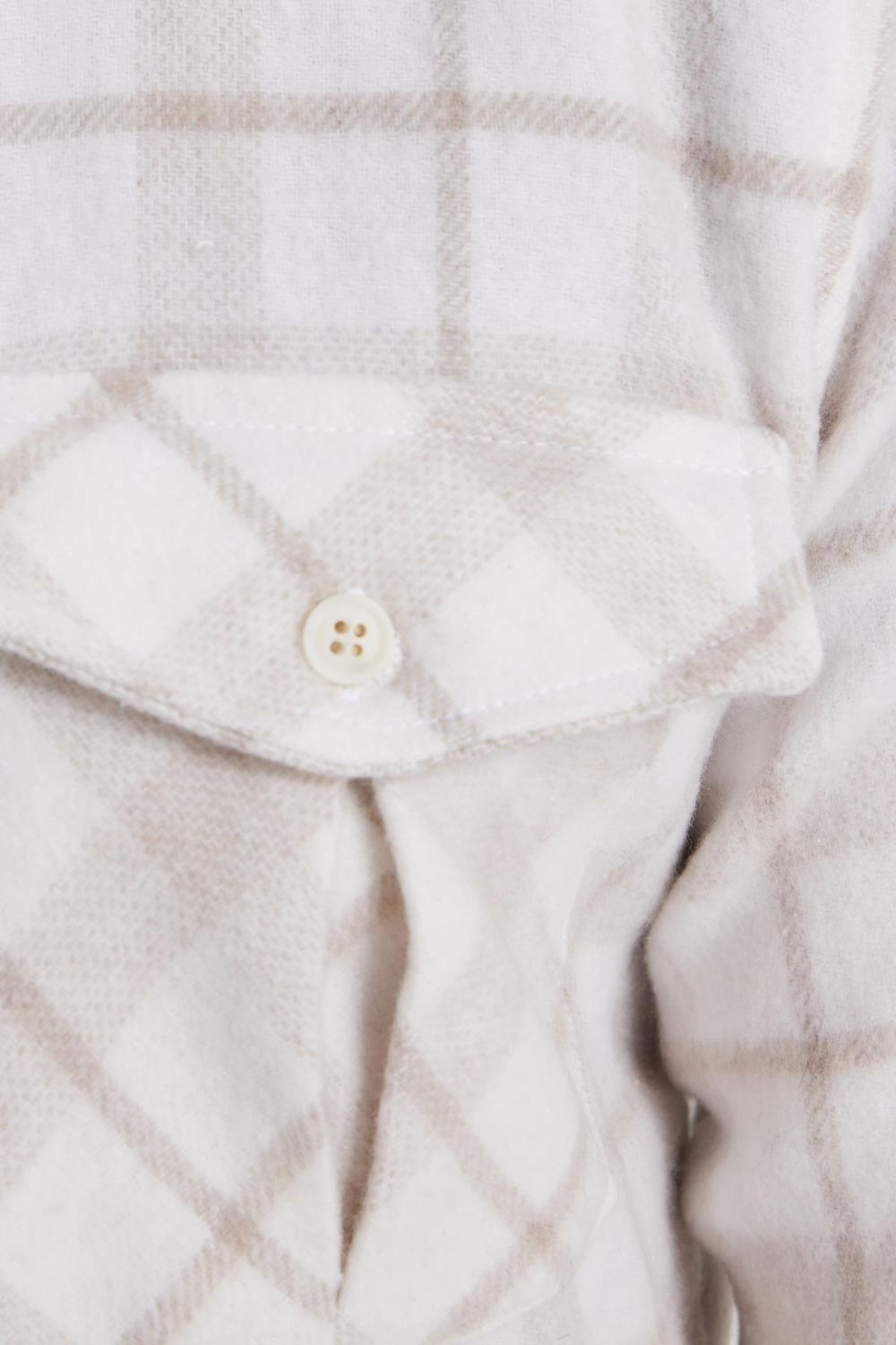 Erkek Slim Fit Dar Kesim Kareli Tek Cepli Oduncu Gömlek