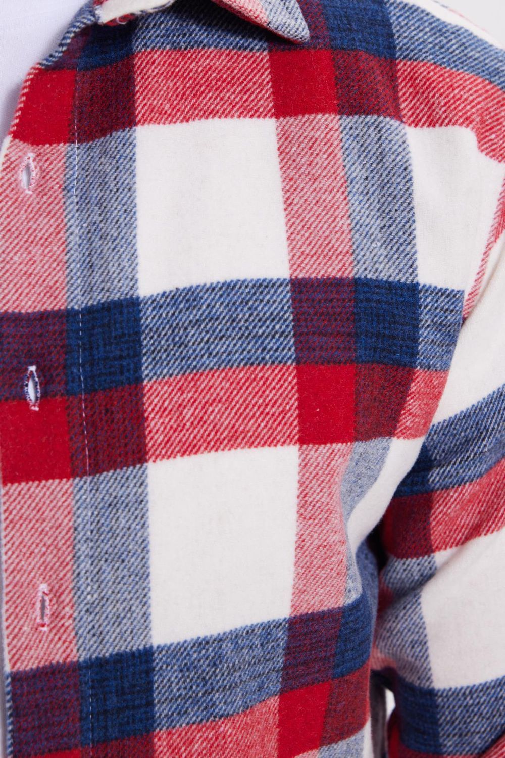 Erkek Slim Fit Dar Kesim Kareli Kışlık Oduncu Gömlek