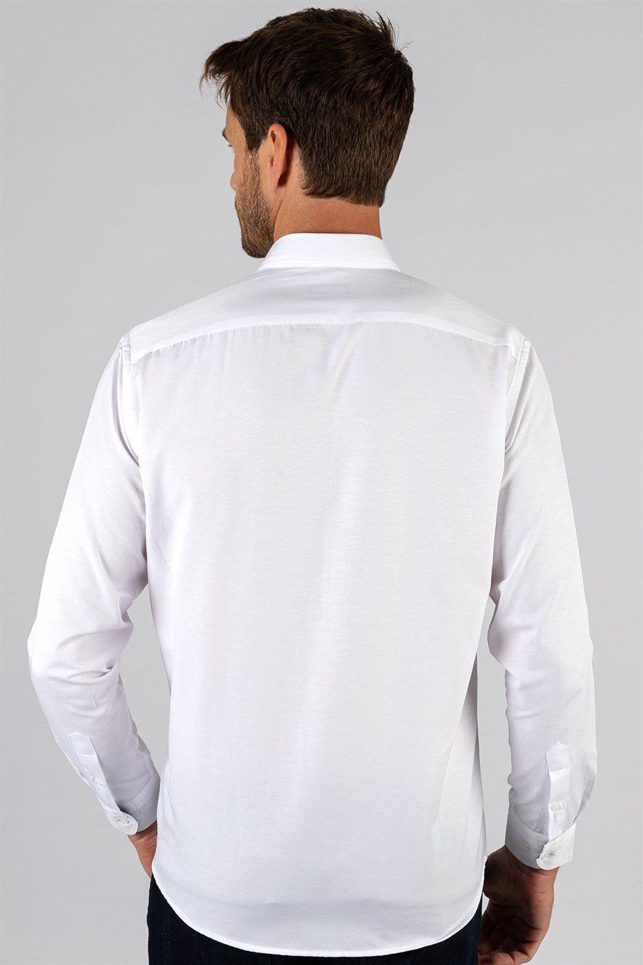 Klasik Fit Rahat Kesim Poplin Oxford Erkek Gömlek