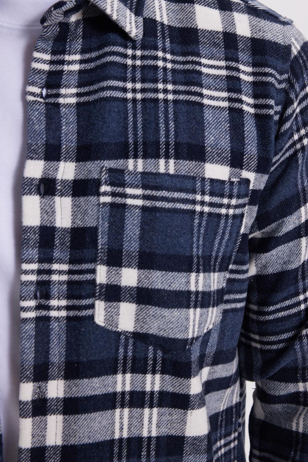 Erkek Regular Fit Rahat Kesim Kışlık Kareli Oduncu Gömlek