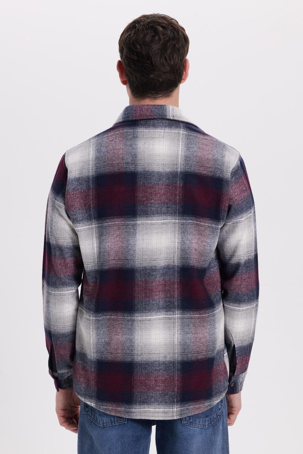 Erkek Regular Fit Rahat Kesim Kışlık Kareli Oduncu Gömlek