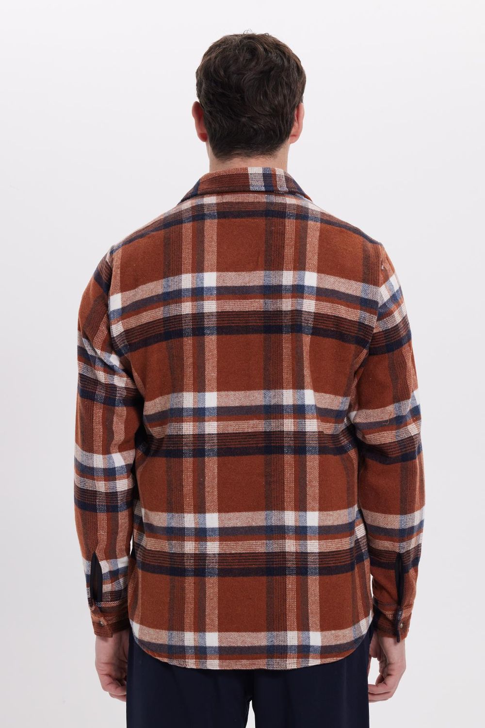 Erkek Regular Fit Rahat Kesim Kışlık Kareli Oduncu Gömlek