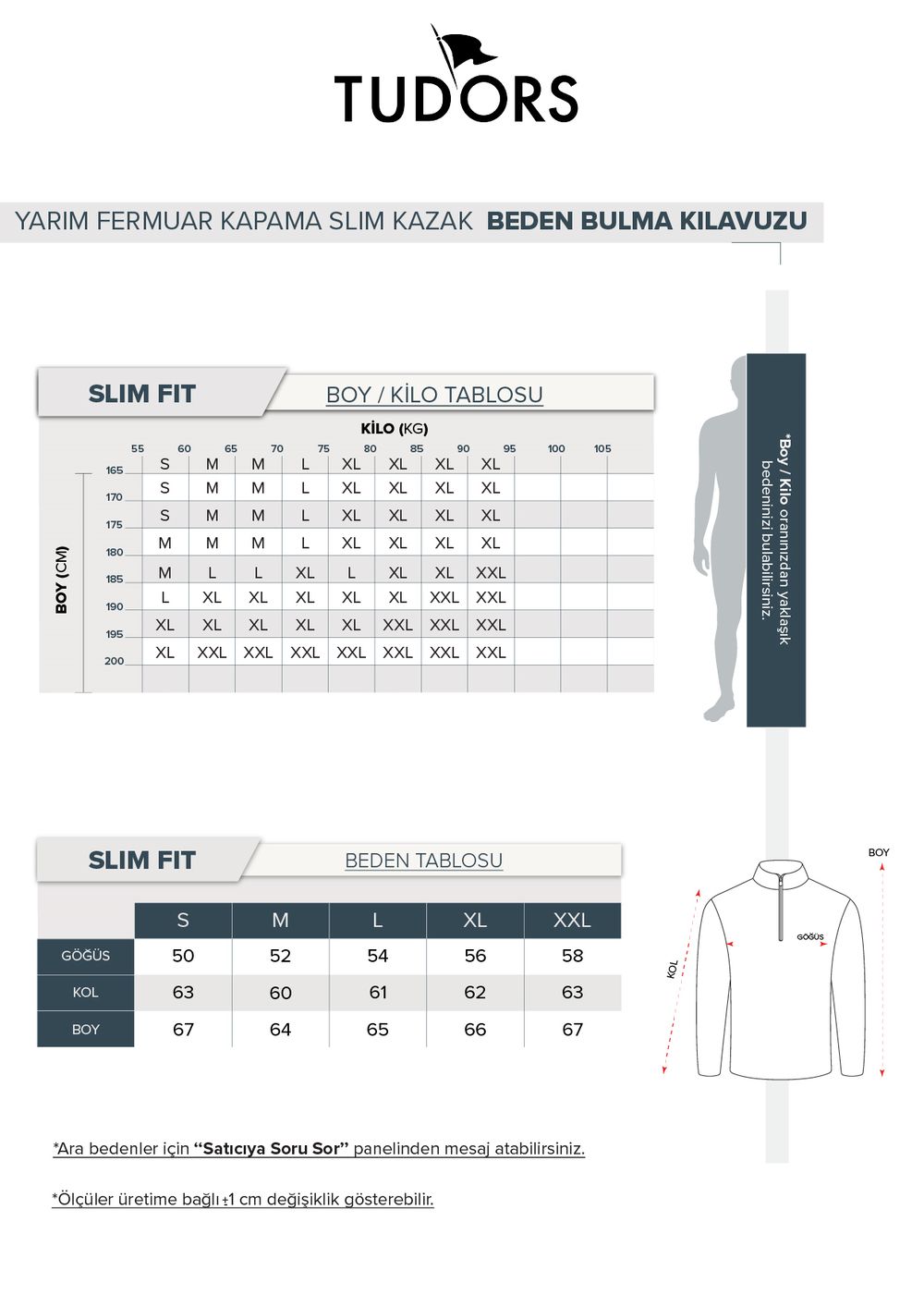 Erkek Slim Fit Dar Kesim Armürlü Fermuarlı Taş Dik Yaka Kazak