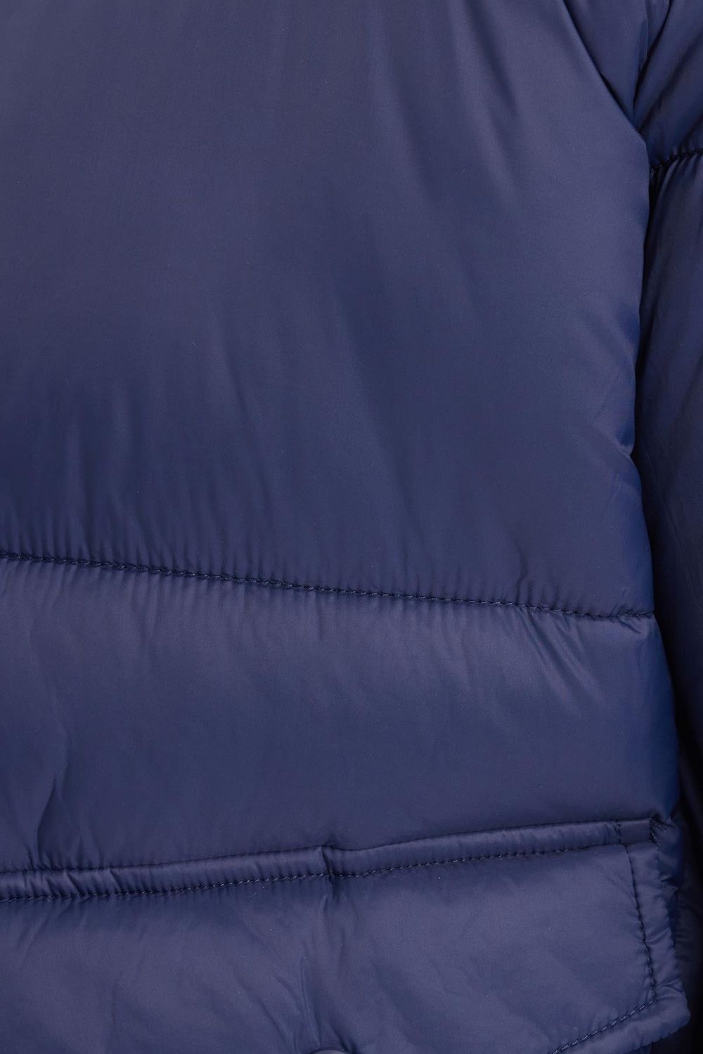 Erkek Regular Fit Klasik Kesim Çift Cepli Lastikli Dik Yaka Lacivert Mont