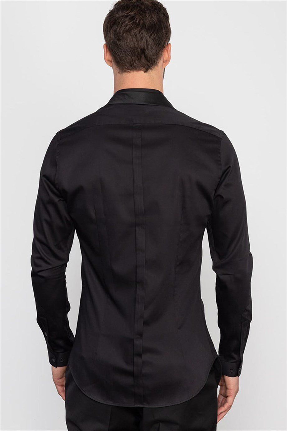 SUPER SLIM FIT LONG SLV LY COTTON NELIA GÖMLEK EXCLUSIVE - PLAIN