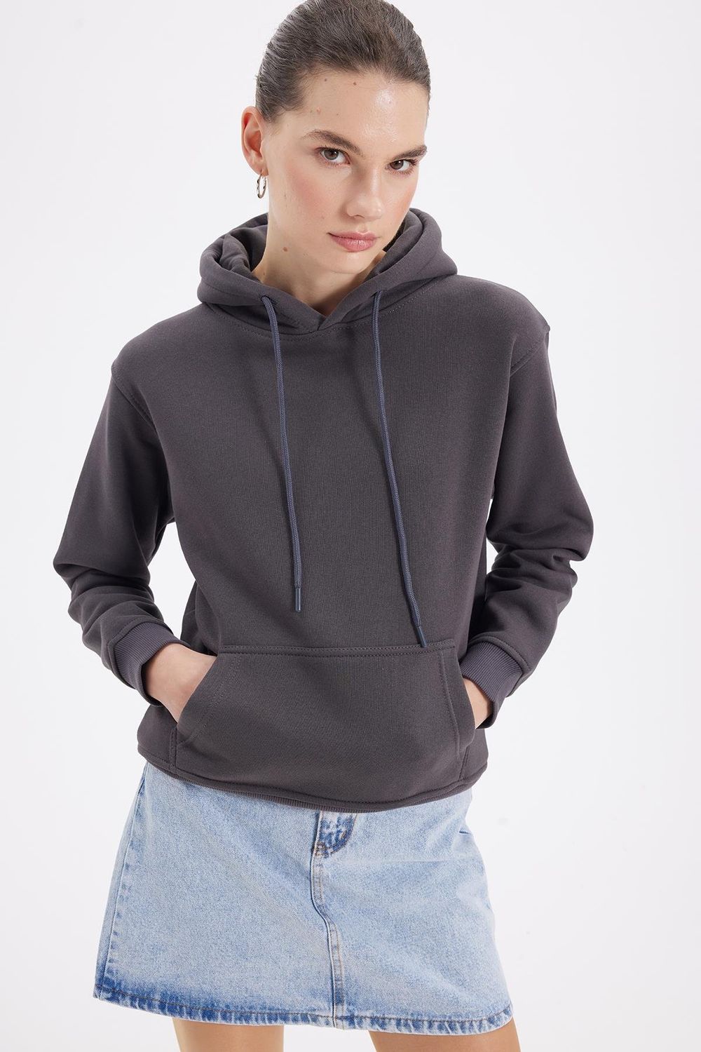 KADIN KAPÜŞONLU GM SWEATSHIRT