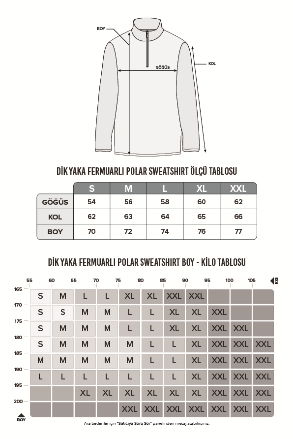 Unisex 3'lü Paket Haki-Ekru-İndigo Standart Fit Tüylenme Yapmayan Soğuk Geçirmez Polar Sweatshirt