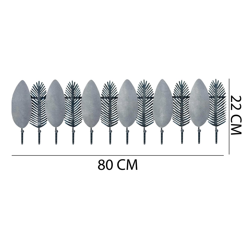 Derya T. İçin Özelleştirilmiş 80x80 cm Özel Ölçü Metal Duvar Dekoru ve 80x22 cm Özel Ölçü Metal Askılık Seti