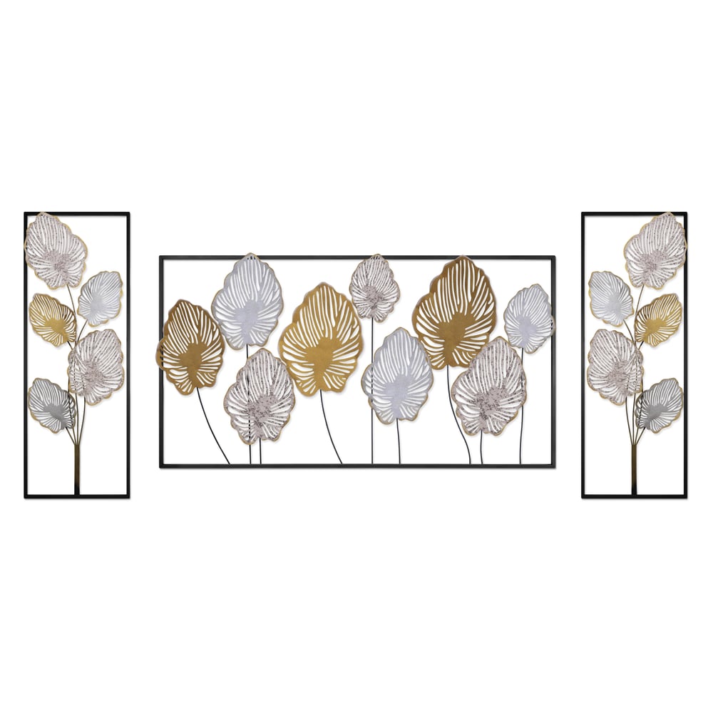 Hatice K..... A....  İçin Özelleştirilmiş Renklere  Sahip 3lü Metal Duvar Dekoru Seti