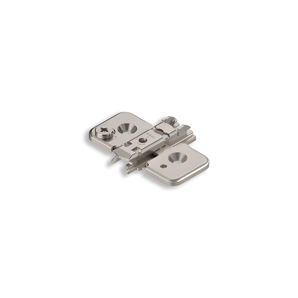 Blum Clip Menteşe Tabanı, Haç Tipi, 0 mm, Çelik, Vidalı, HV: Eksantrik
