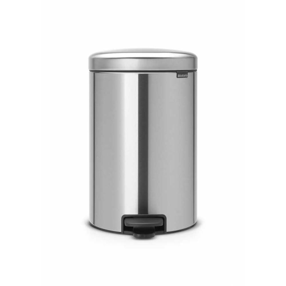 BRABANTİA Çöp Kutusu 12 litre Newicon Pedallı Mat Çelik 