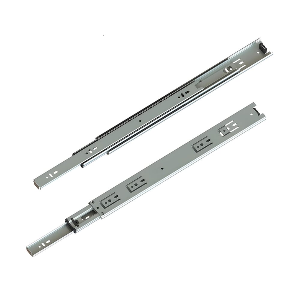 Canex Teleskopik Bilyalı Ray  Kaplamalı Genişlik 43 mm Ray Uzunluğu 500 mm