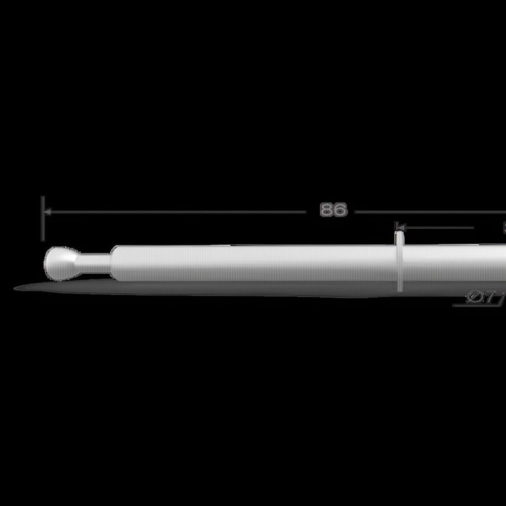 Mesan Msfix Mili Çift Bağlantılı Segmanlı 86mm Çinko Yüzey