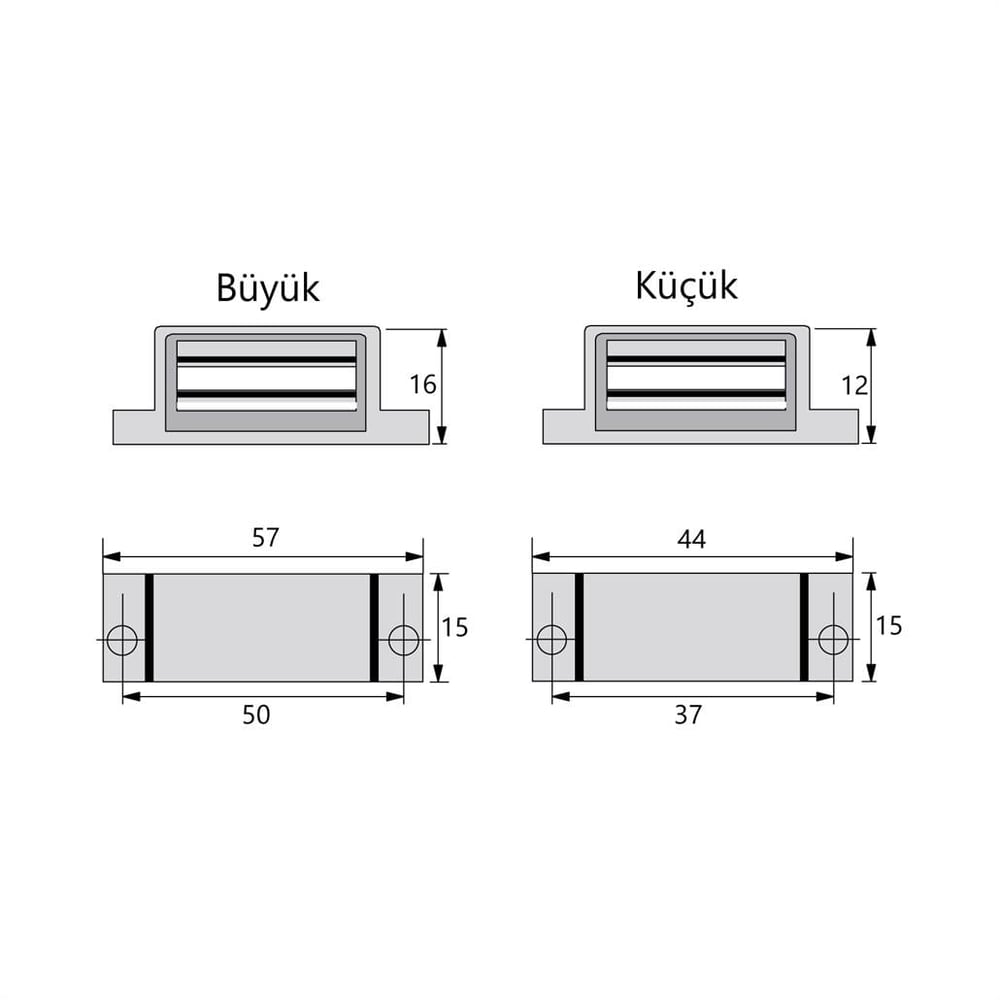 Mıknatıs Küçük Beyaz