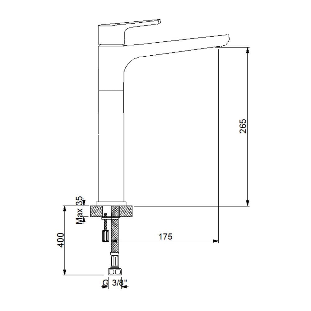 NEWARC 150001N NEWART CANAK TIP LAVABO BATARYASI