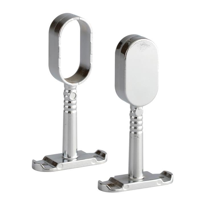 Oval Ayaklı Flanş Kapalı Krom 15x29 mm
