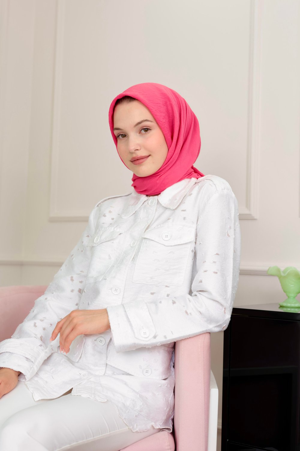 Fuşya Candy Eşarp