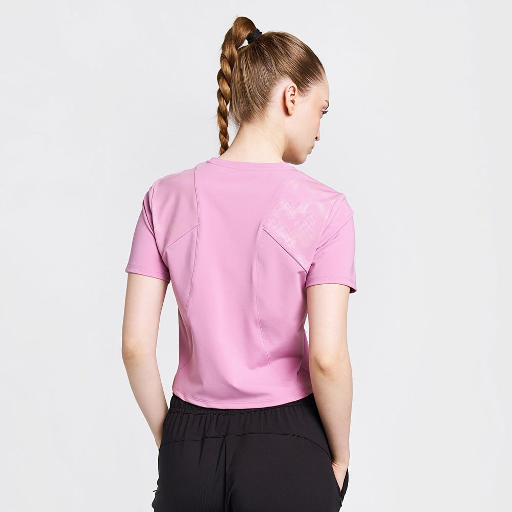 Lescon Kadın Koşu Kısa Kol Pembe T-Shirt 26B-2004