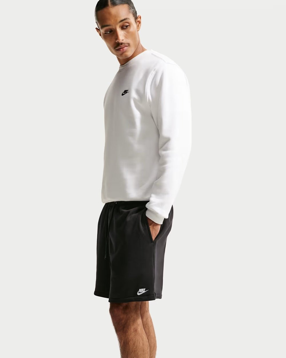 Nike Club Flow French Terry Erkek Siyah Günlük Stil Şort FN3520-010
