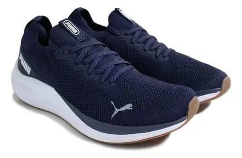 Puma Skyrocket Lite 2 Engineered Büyük Numara Lacivert Koşu Ayakkabısı 31233604