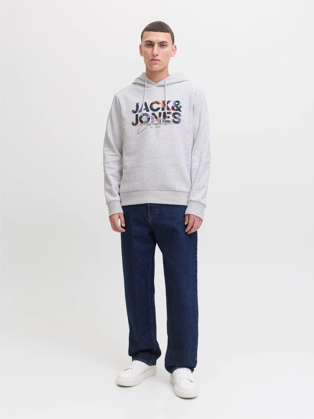Jack&Jones JJGEPLAS SWEAT HOOD LN Sweatshırt