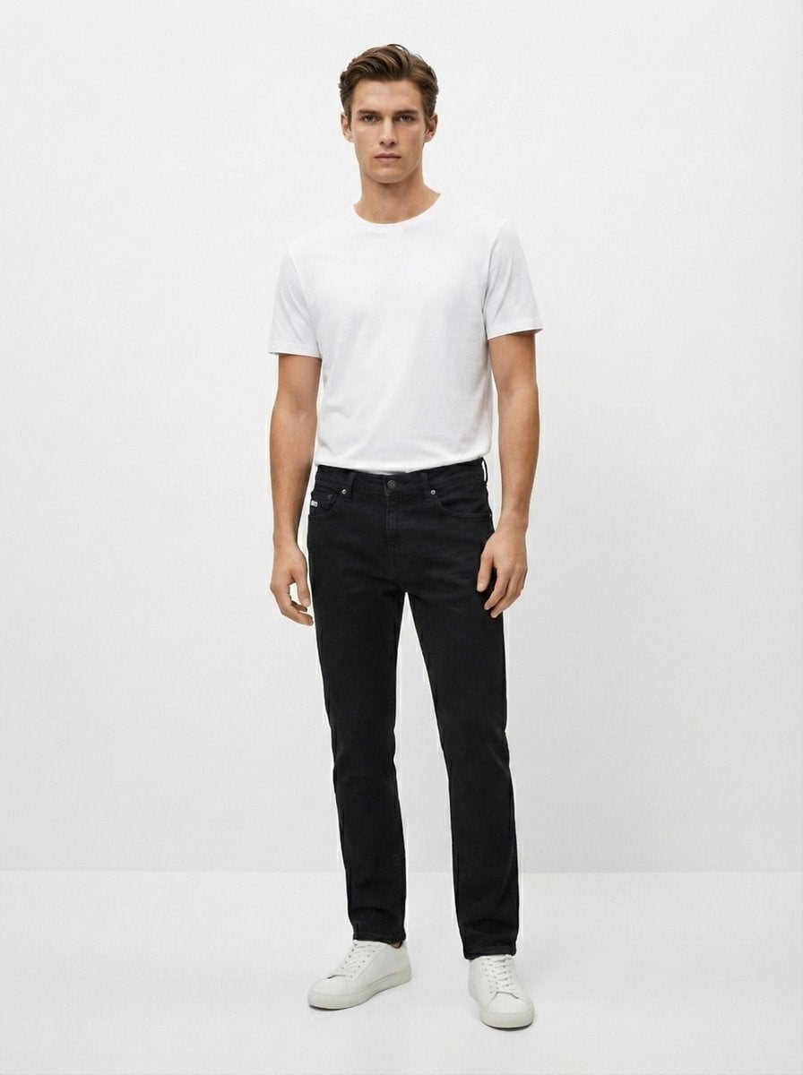 Ltb Sawyer P Dar Paça Orta Bel Siyah Jean Pantolon