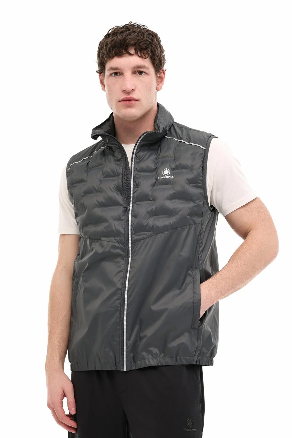 Lumberjack ML JIM 4PRF1-02 6FX Anrasit Erkek Yağmurluk