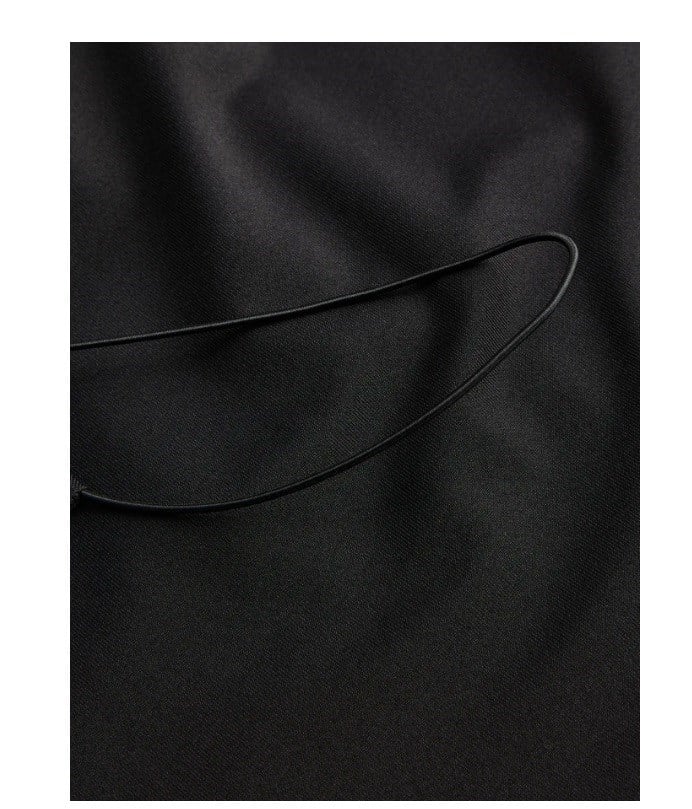 Jack & Jones JXVERONA CROPPED SINGLET JRS RT İp Aakı Siyah Atlet