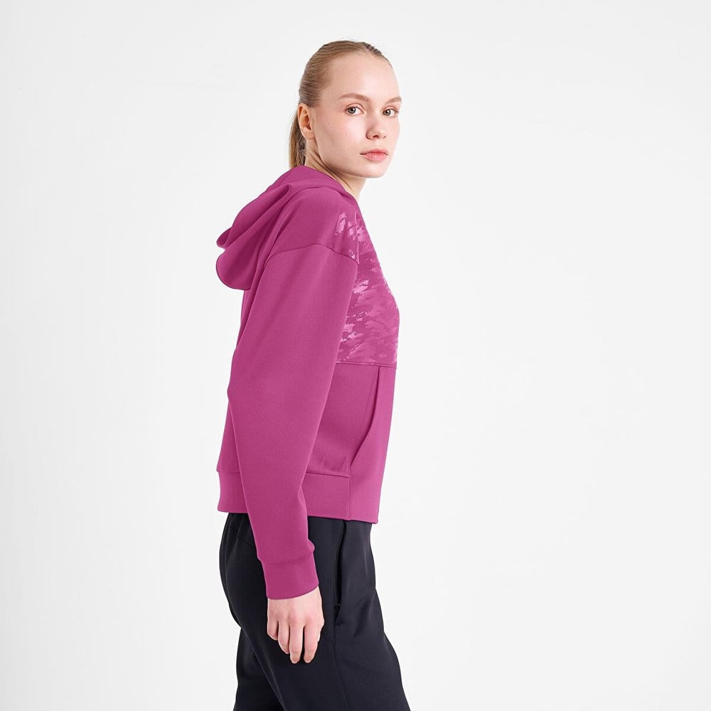 Lescon Kadın Fermuarlı Kapüşonlu Sweatshirt 25N-2125