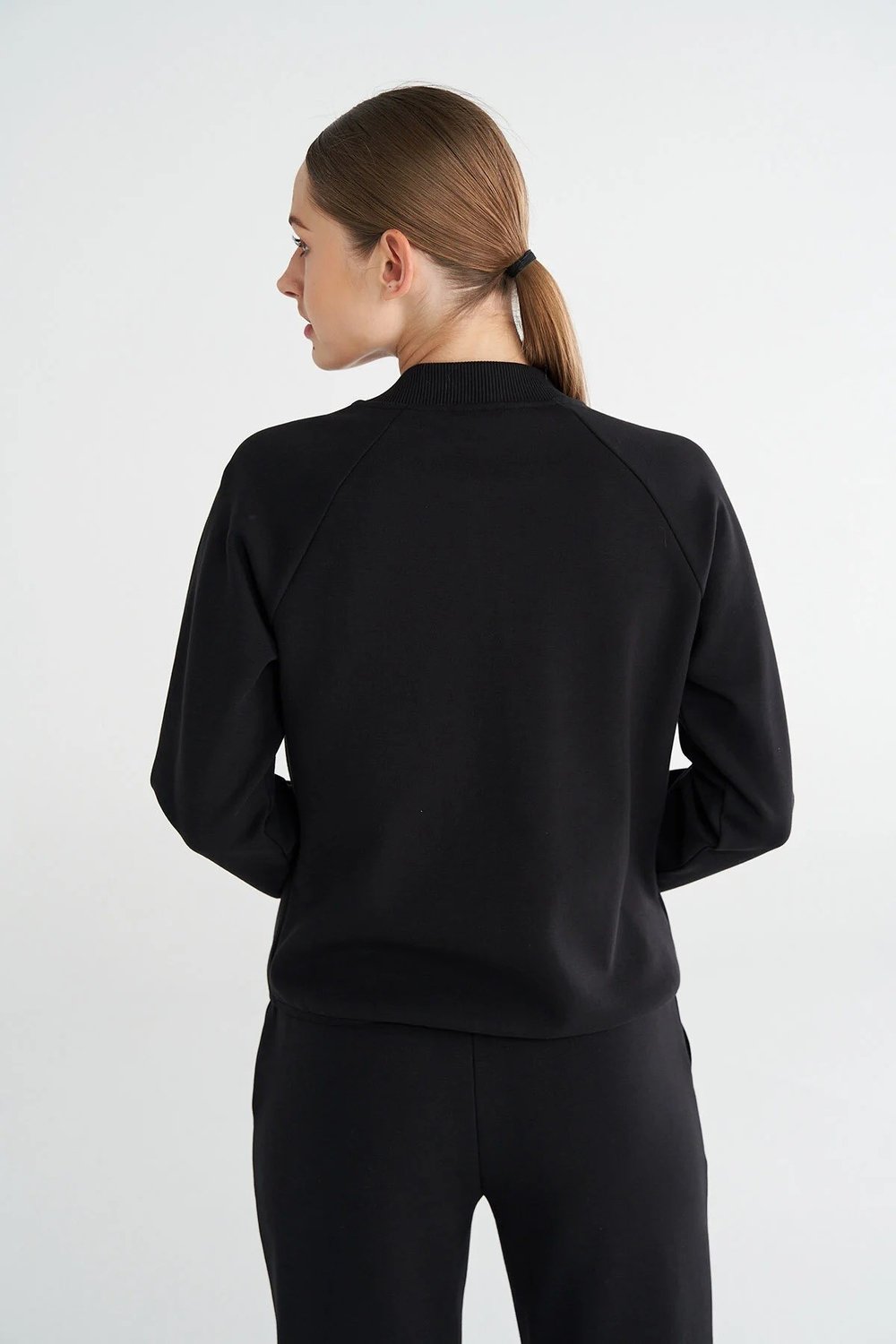 Hummel Tech Zıp Siyah Kadın Sweatshirt
