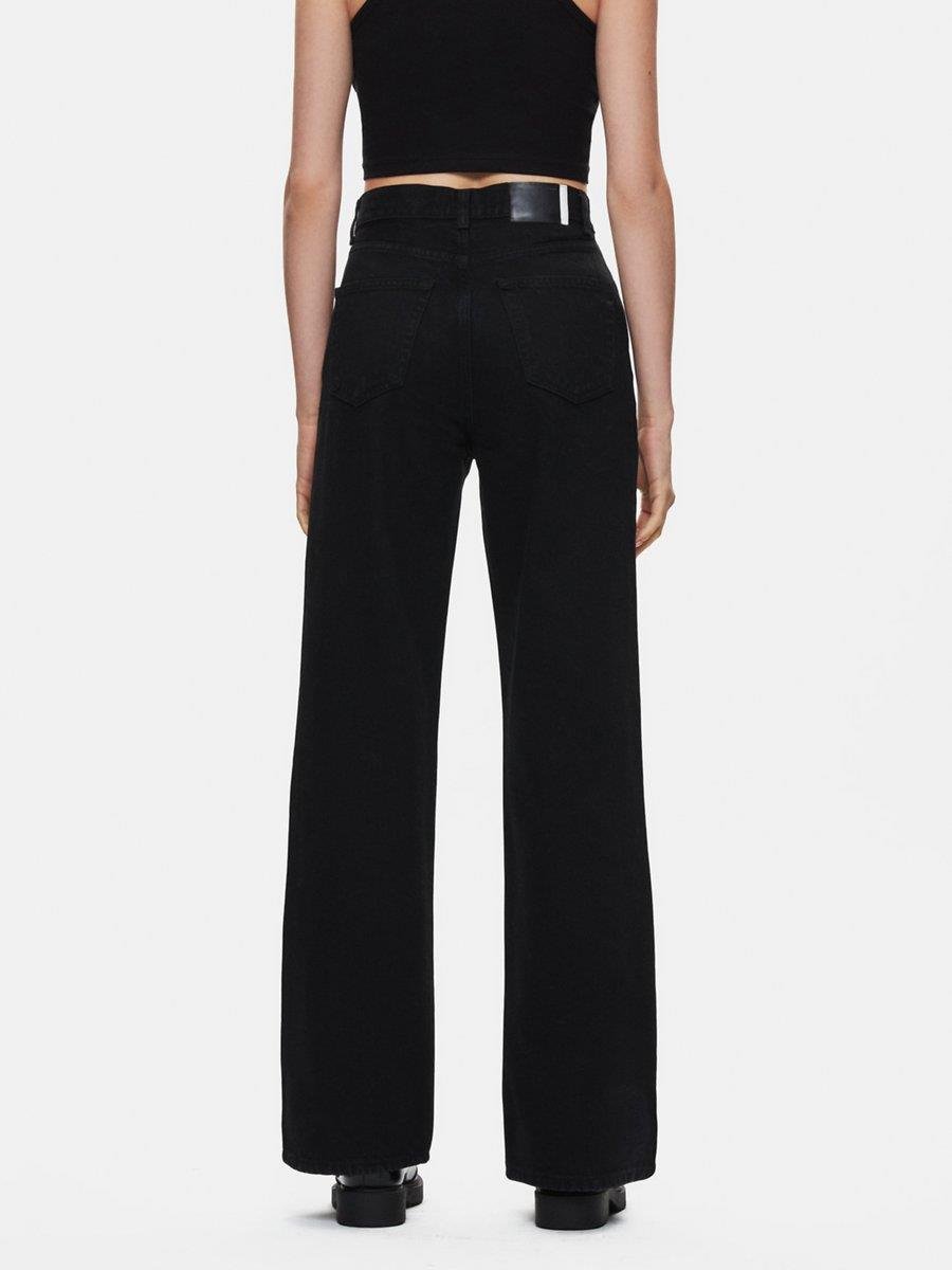 Ltb Vıonne H Black Wash Wide Leg Kadın Jean Pantolon