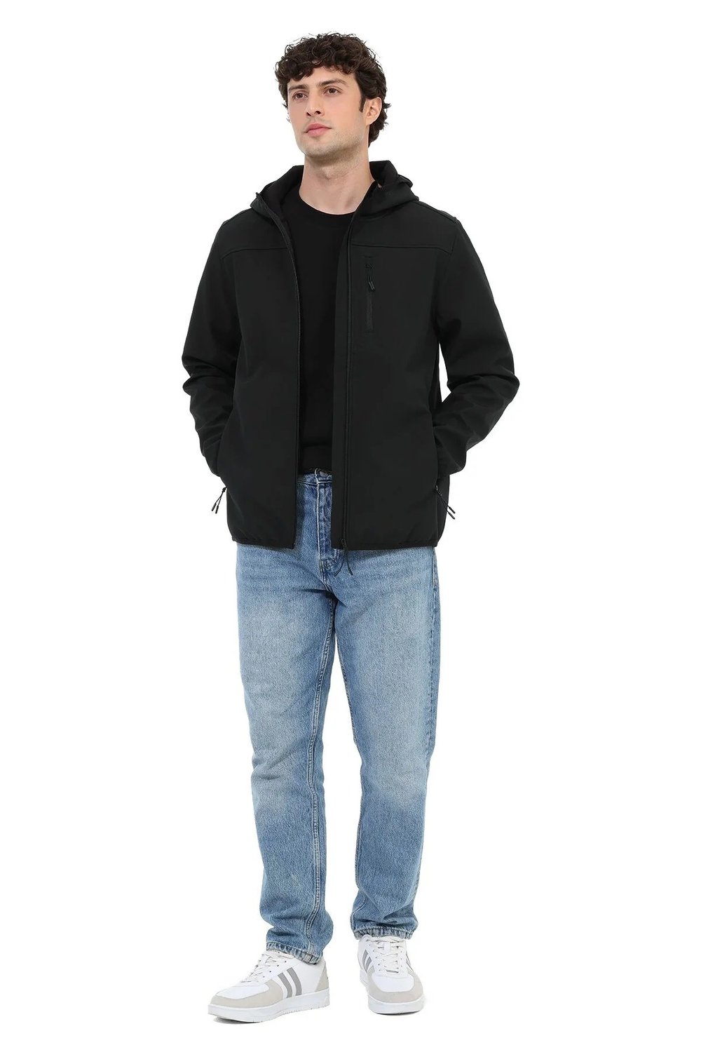 Kinetix 6W ML BASIC Softshell Erkek Siyah 6PR