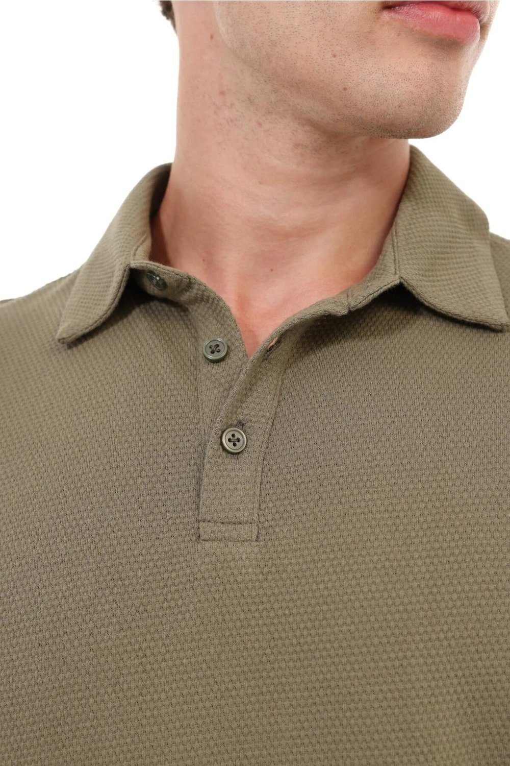 Kinetix MB LEGATO 12BS501 6FX Haki Erkek Polo Yaka Kısa Kol  T-Shirt
