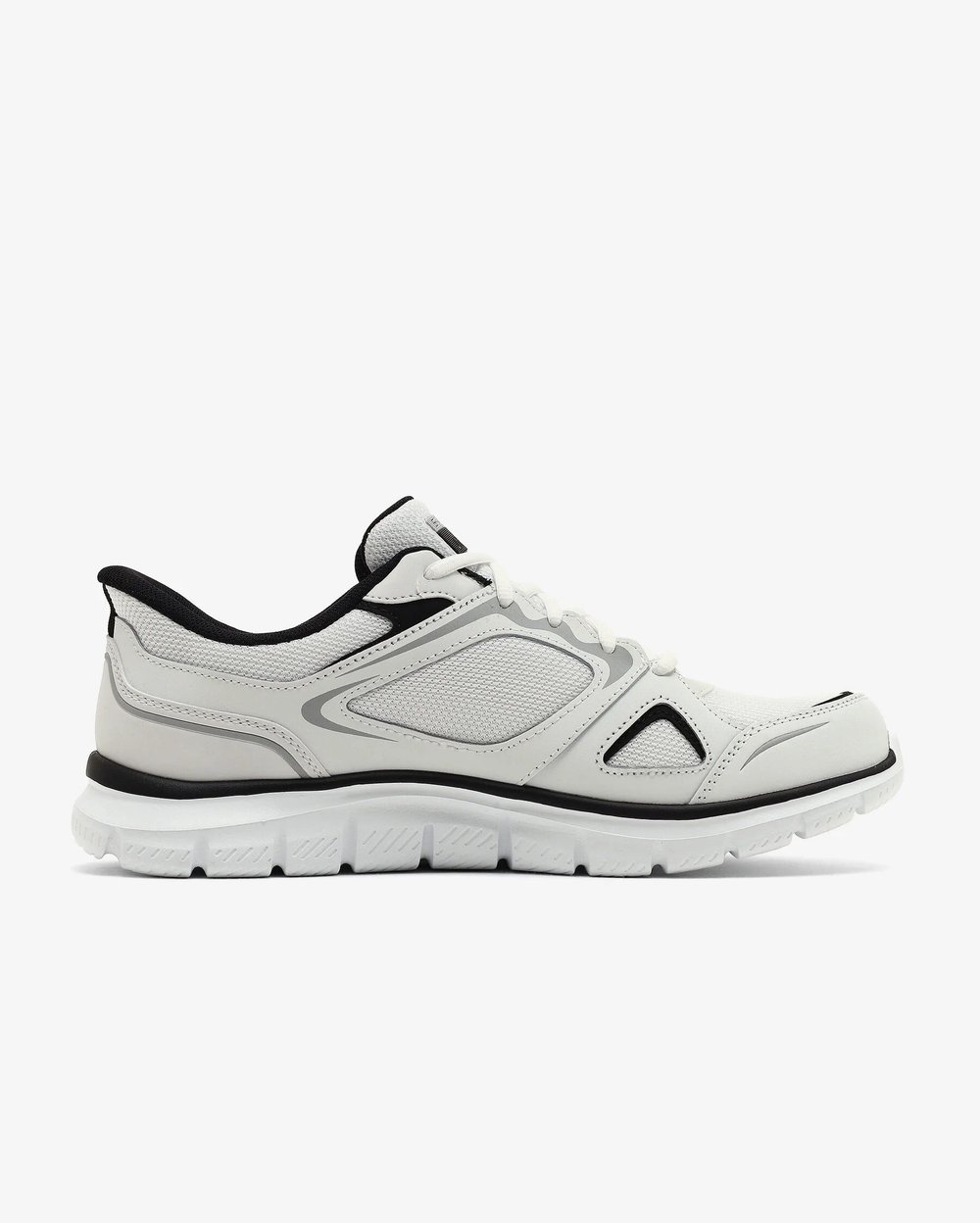 Skechers Track Ezral 233039TK WBK Erkek Beyaz Spor Ayakkabı