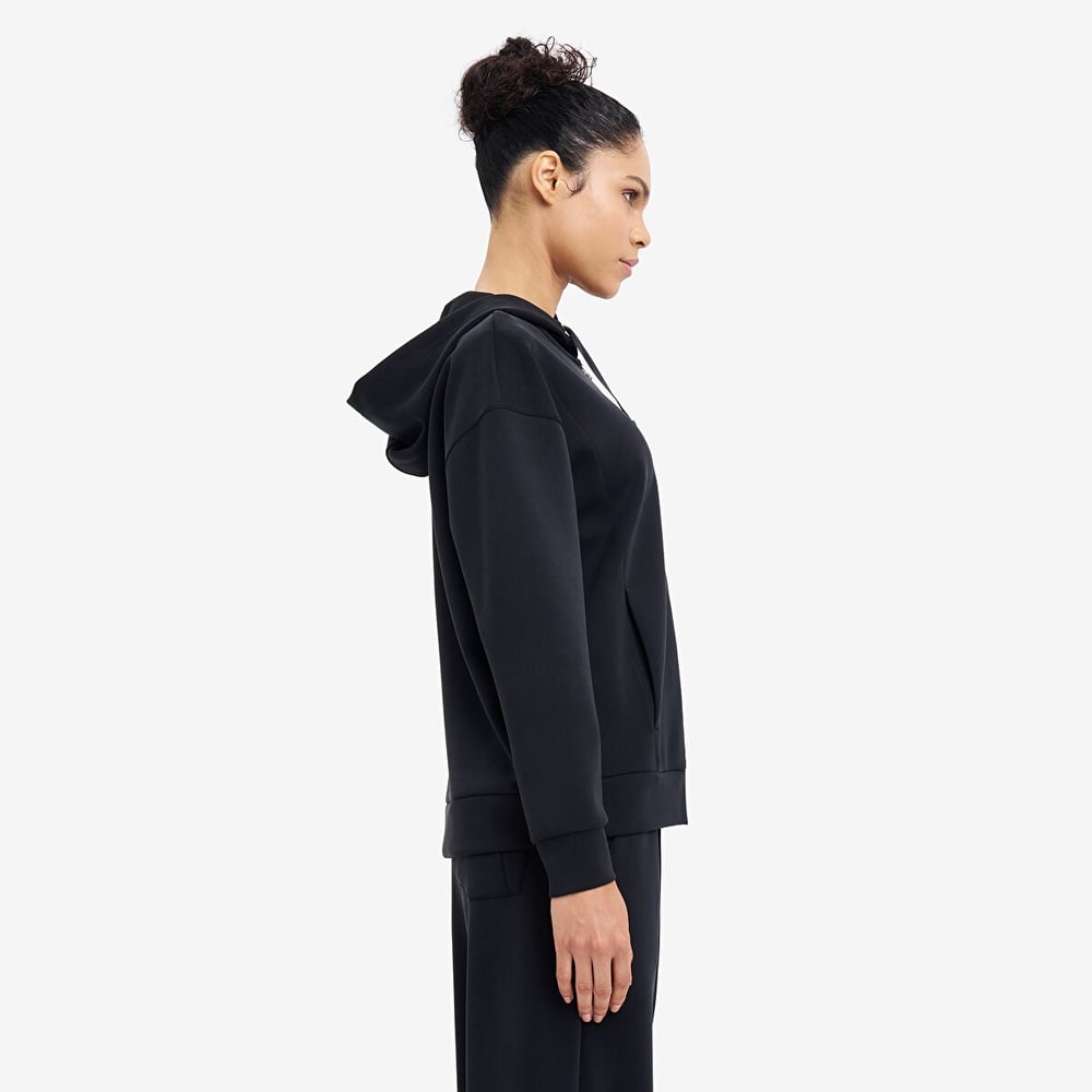 Lescon Kadın Fermuarlı Kapüşonlu Sweatshirt 26N-2103