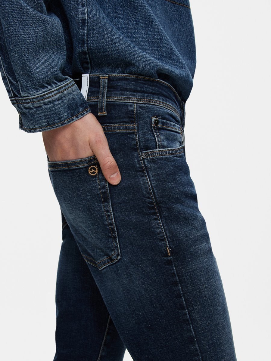 Ltb SAWYER P HAROLD Dar Paça Orta Bel Dark indigo Jean Pantolon