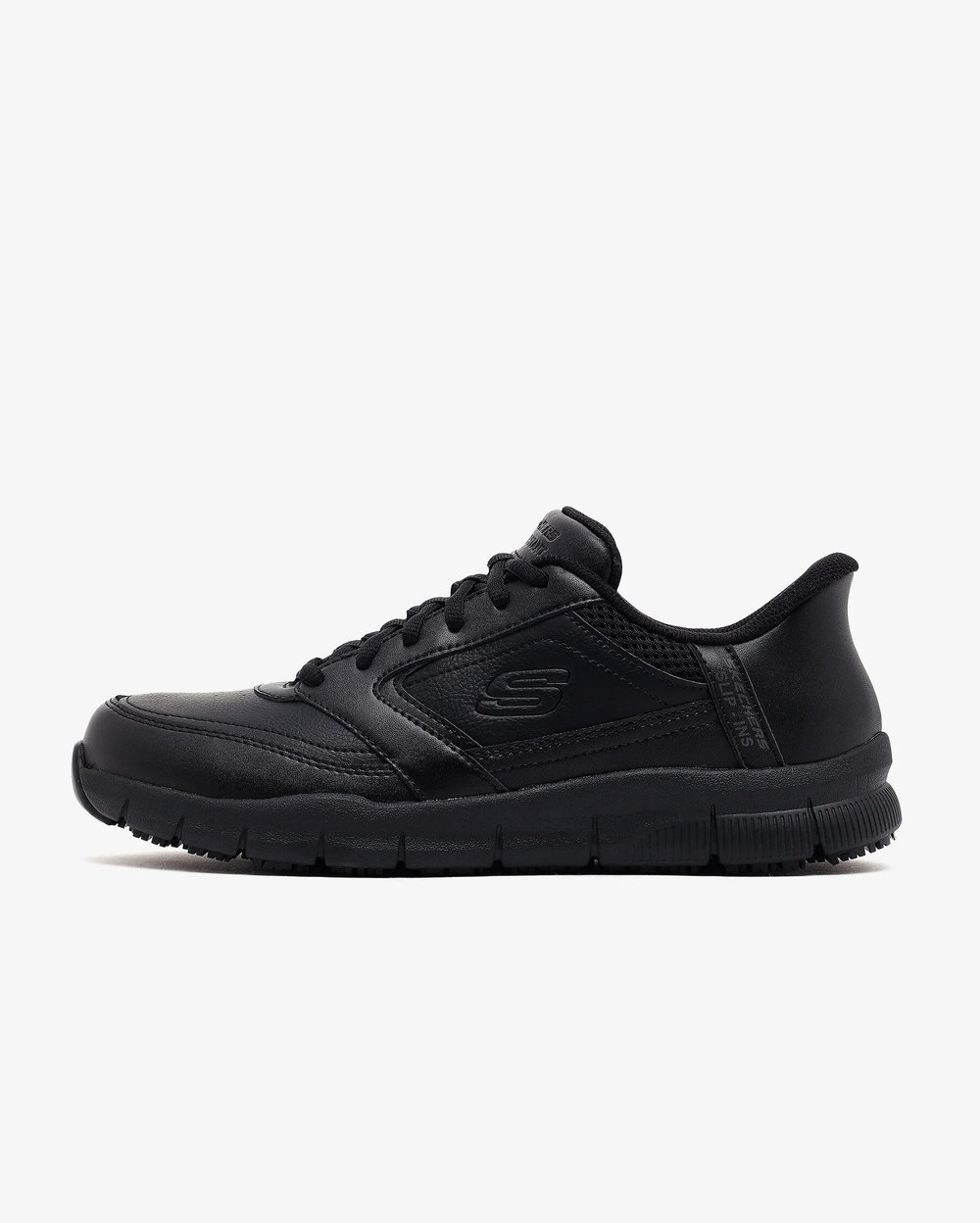 Skechers Nampa Portar Erkek Siyah Günlük kaymaz taban Slips-in Ayakkabı 200303 BLK