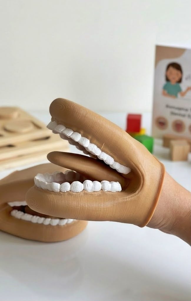 Eğitici Ağız, Dil ve Diş Modeli El Kuklası