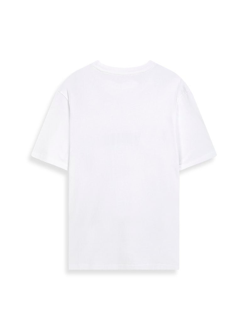 LTB MOROLO Minimal Baskılı Relaxed Beyaz Erkek T-shırt
