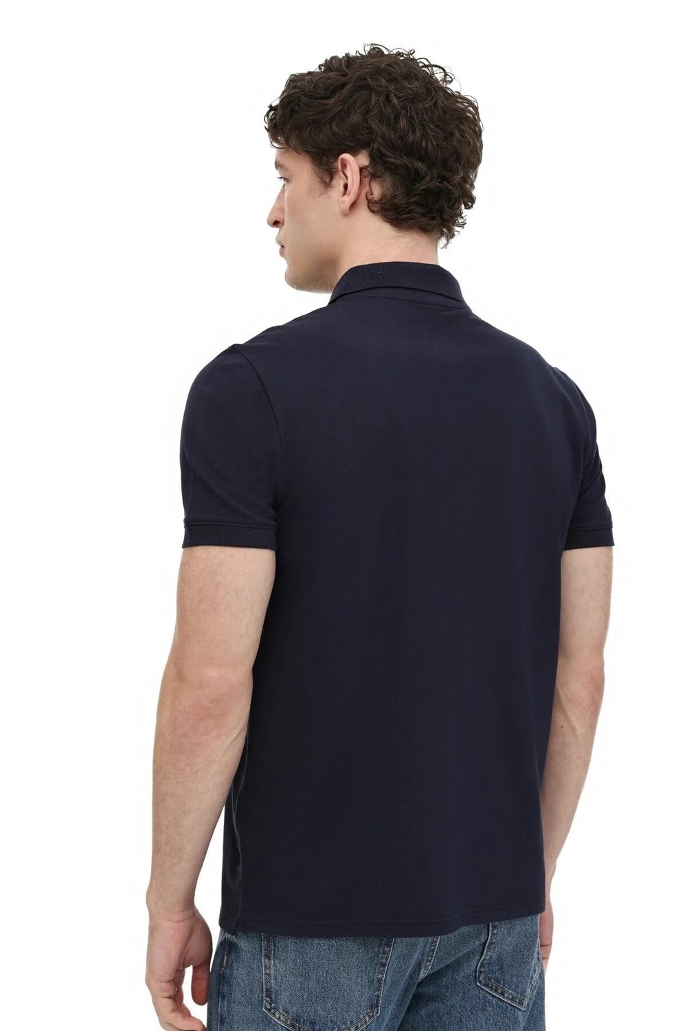 KinetixMB PAM 12SN328 6FX Lacivert Erkek Polo Yaka Kısa Kol T-Shirt