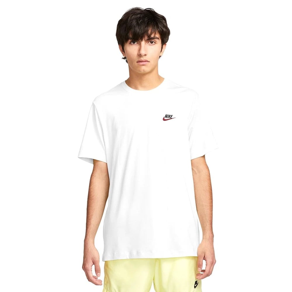 Nike Sportswear Club Erkek Beyaz Günlük Stil T-Shirt AR4997-100