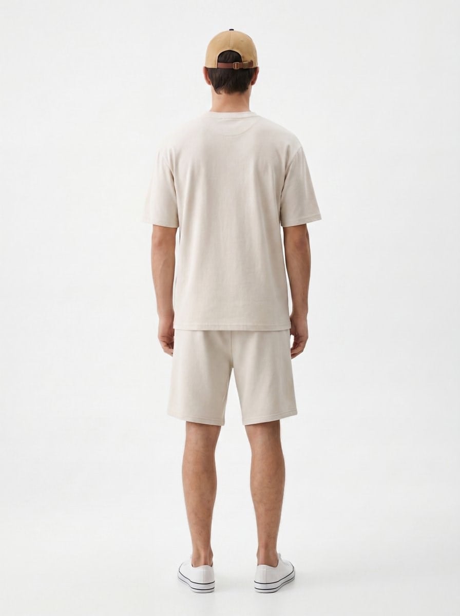 Ltb FOZOFO Cep Detaylı Relaxed Fit Beyaz T-shırt