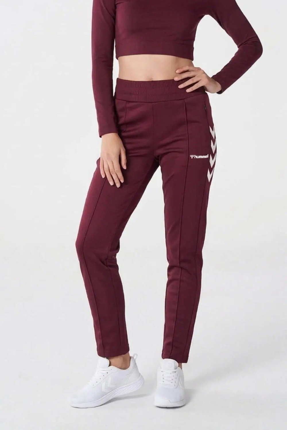 Hummel Beyaz Kadın Regular Fit Baskılı Eşofman Altı 931813 HMLGENESA PANTS