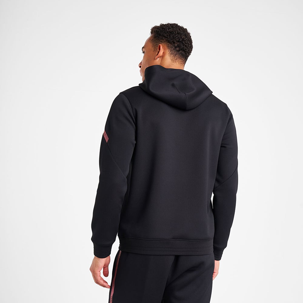 Lescon Erkek Fermuarlı Kapüşonlu Siyah  Sweatshirt 25N-1128