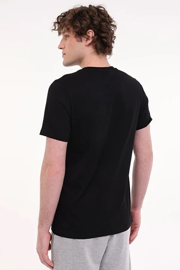 Kinetix MB PAM C 11SN220 6FX Siyah Erkek Kısa Kol T-Shirt
