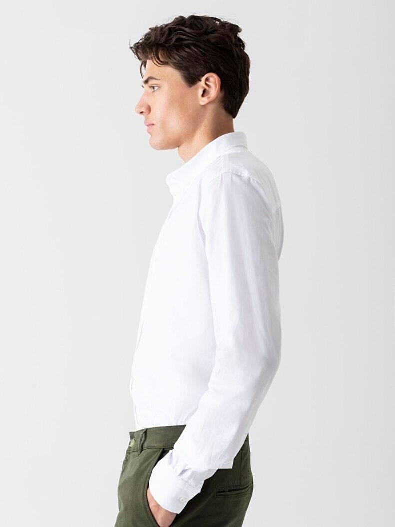 LTB TAFAZA Uzun Kollu Basic Oxford Gömlek
