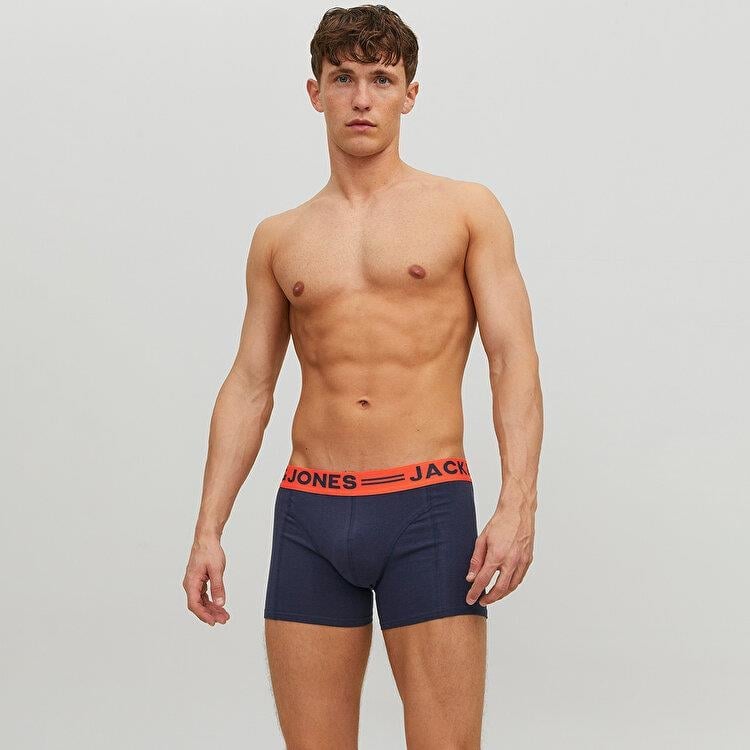 Jack&Jones Lichfield 3lü Paket Erkek İç Çamaşır 12113943