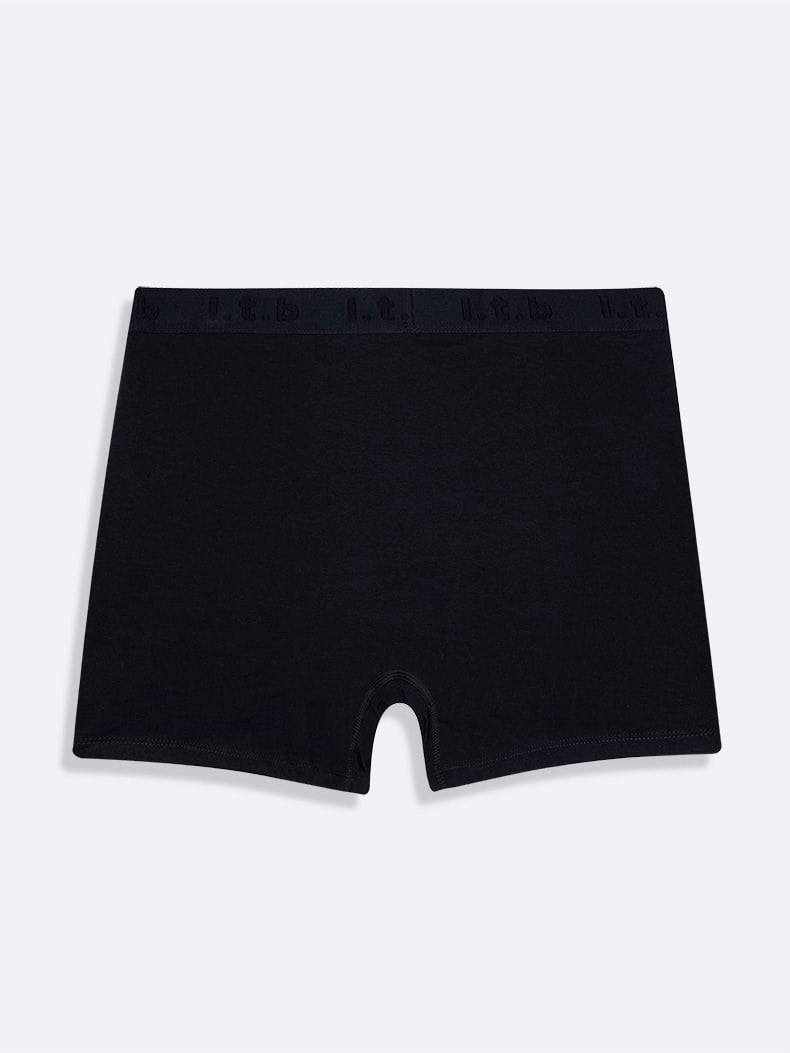 LTB HENEGE Lacivert Beli Lastikli Basic Boxer