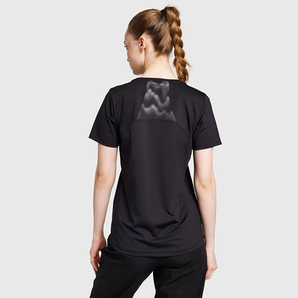 Lescon 26B-2003 Koşu Kısa Kol Siyah T-shirt 26BTBK002003