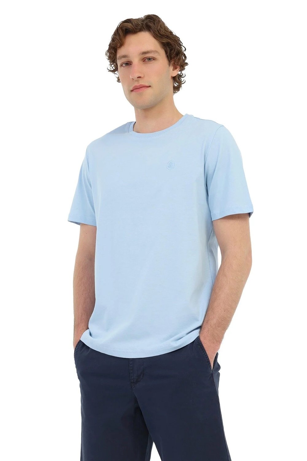 Lumberjack MB CT102 C NK T-SH 6FX  Bisiklet Yaka Regular Fit Düz Erkek T-Shirt